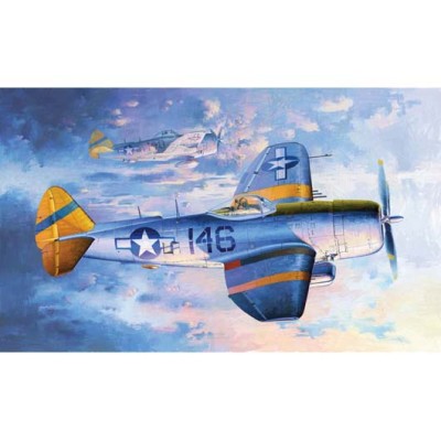 TRU02265 P47N THUNDERBOLT FIGHTER AIRCRAFT 1/32