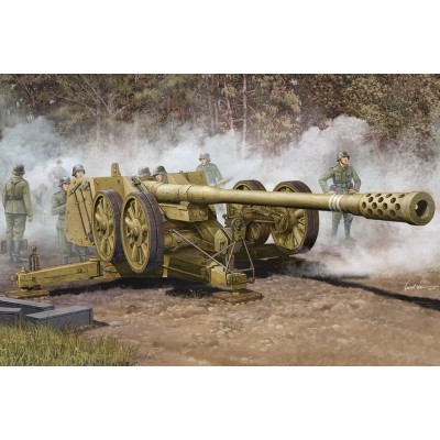 TRU02312 GERM.12.8CM KANO.43 BZW44(RHEIN)GUN 1/35