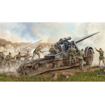 TRU02313 GERM.17CM KANONE 18 HVY.ART.GUN 1/35