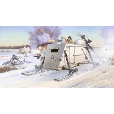 TRU02321 SOVIET NKL26 ARMOURED AEROSAN 1/35