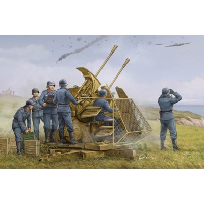 TRU02347 GERMAN 37MM FLAK 43 ZWILLING 1/35