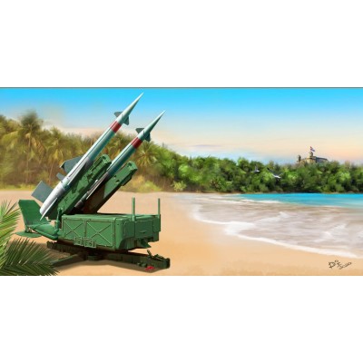 TRU02353 SOVIET SP71 LAUNCHER W/SV27 MISSILE PECHORA(SA-3B GOA) 1/35