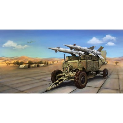 TRU02354 SOVIET 5P71 LAUNCHER w 5V27 MISSLE PECHORA, 1/35