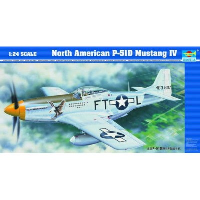 TRU02401 NORTH AMERICAN P-51D MUSTANG IV 1/24