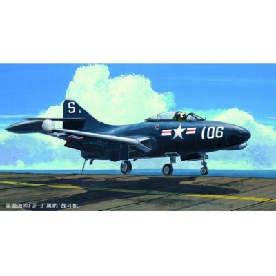 TRU02834 US NAVY F9F3 PANTHER AIRCRAFT 1/48