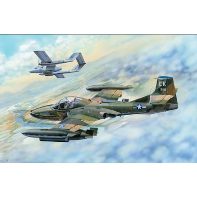 TRU02889 US A-37B DRAGONFLY GRD.ATTACK A.C. 1/48
