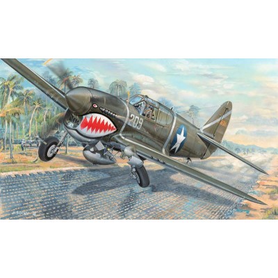 TRU03227 P-40F KITTY HAWK 1/32