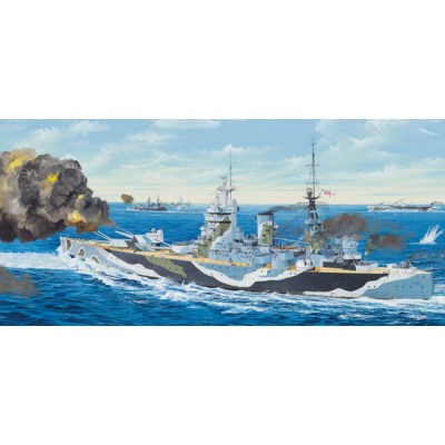 TRU03708 HMS NELSON BRITISH BATTLESHIP,1944 1/200
