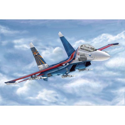 TRU03916 RUSSIAN SU-27 UB FLANKER C RUSS.F 1/144