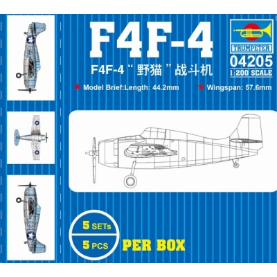 TRU04205 F4F WILDCAT 1/200