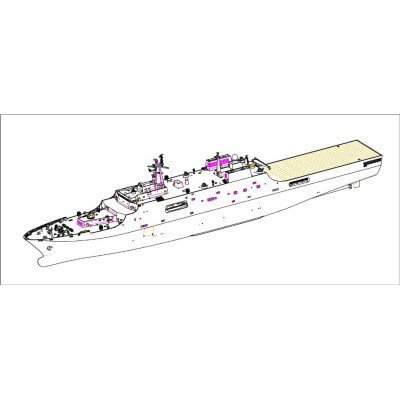 TRU06726 PLA NAVY TYPE 071 AMPHIBIOUS TRANSPORT DOCK 1/700