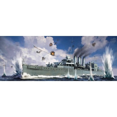 TRU06734 HMS CORNWALL, 1/700