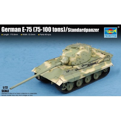 TRU07125 GERMAN E-75/STANDARDPANZER 1/72