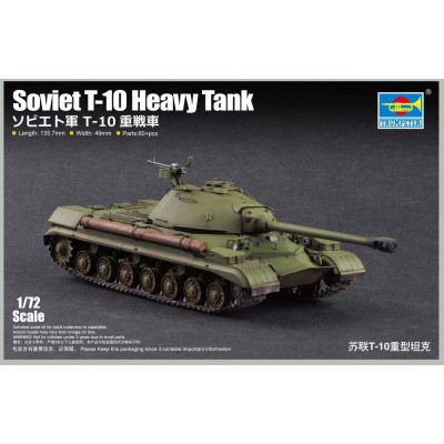 TRU07152 SOVIET T-10 HEAVY TANK, 1/72