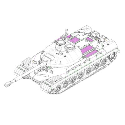 TRU07153 SOVIET T-10A HEAVY TANK, 1/72