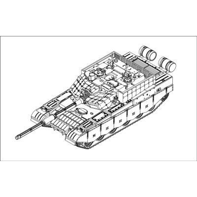 TRU07171 PLA ZTZ-99A MAIN BATTLE TANK, 1/72