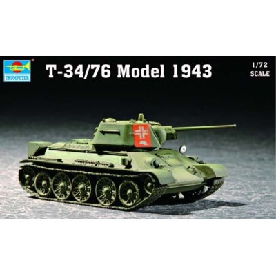 'TRU07208 SOVIET T-34/76 MOD.''43 ARMY TANK 1/72'