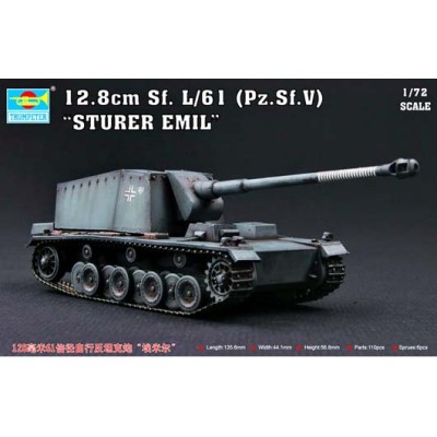 TRU07210 128mmSf.L/61Pz.Sf.V STURER EMIL 1/72