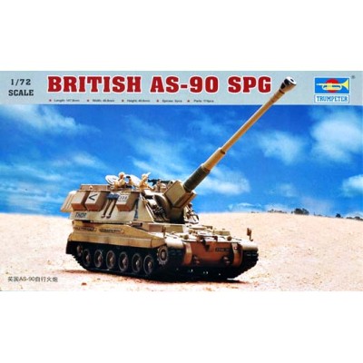 TRU07221 U.K.AS-90 SPG MILITARY VEHICLE 1/72