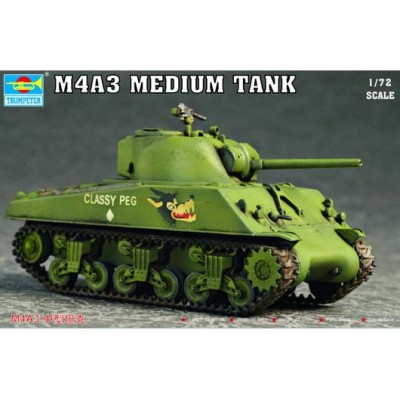 TRU07224 US M4A3 TANK 1/72