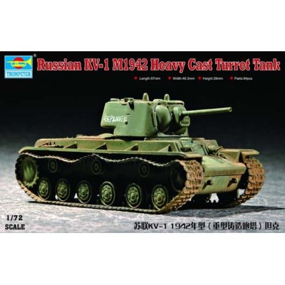 TRU07231 RUSSIAN KV-1 MODEL 1942 H.C.TURR.TK1/72--N/A