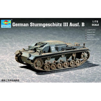TRU07256 GERMAN STUG111 AUSF.B TANK 1/72