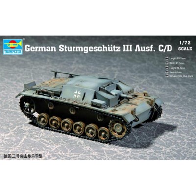 TRU07257 GERMAN STUG 111 AUSF.B TANK 1/72