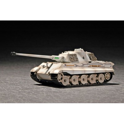 TRU07292 KING TIGER W/ZIMMERIT(PORS.TURR)1/72