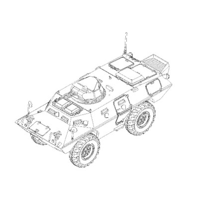 TRU07439 M706 COMMANDO ARMORED CAR IN VIETNAM 1/72