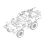 TRU07442 LAV-150 APC 90mm MECAR GUN 1/72