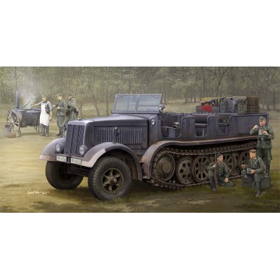 TRU09538 SD.KFZ.8 (DB9) HALF-TRACK ARTILLERY TRACTOR 1/35