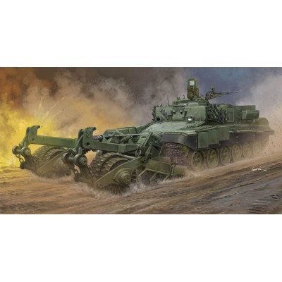 TRU09552 RUSSIAN ARMORED MINE-CLEARING VEHICLE BMR-3 1/35