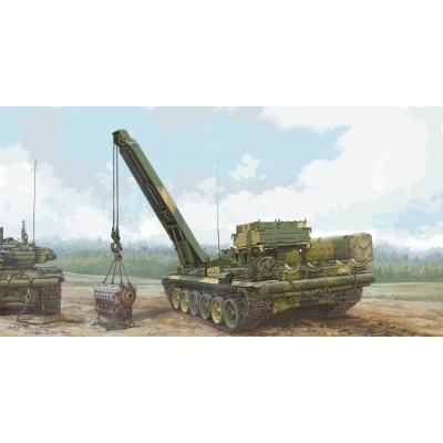 TRU09553 RUSSIAN BREM-1 ARMOURED RECOVERY 1/35