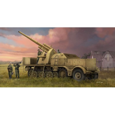 TRU09577 SCHWERER ZUGKRAFTWAGEN 18T w/8.8 FLAK 1/35