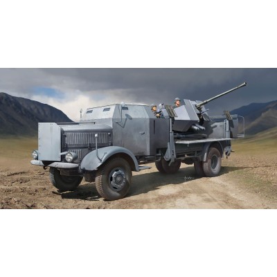 TRU09593 L4500A mit 3.7cm FLAK 37 1/35