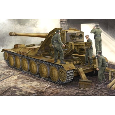 TRU05523 PAK 44-12.8CM WAFFENTTRAGER KRUPP1 1/35