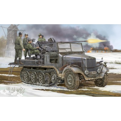 TRU05532 GERM.SDKFZ 6/2 H.T. W/3.7CM S.P.GUN 1/35