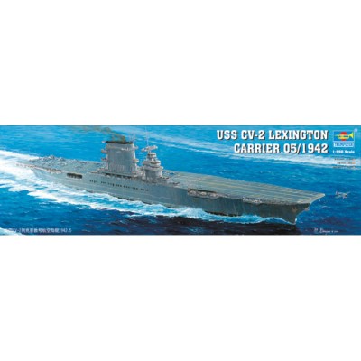 TRU05608 USS CV-2 LEXINGTON CARRIER 1942 1/350