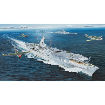 TRU05628 GERMAN NAVY AIRCRAFT CARRIER DKM PETER STRASSER 1/350