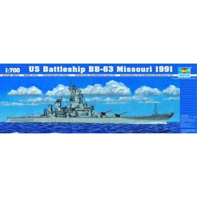 TRU05705 BB-63 U.S.S. MISSOURI 1/700