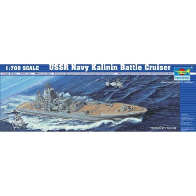 TRU05709 USSR NAVY KALININ BATTLE CRUISER 1/700