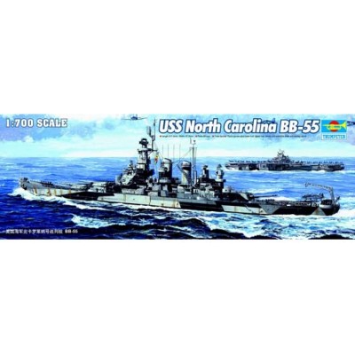 TRU05734 USS NORTH CAROLINA BB-55 BATTLESHIP 1/700
