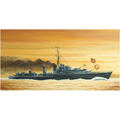 TRU05757 HMS ESKIMO (F75) BRITISH TRIBAL DESTROYER 1941 1/700