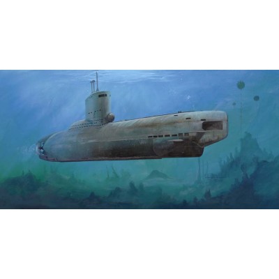 TRU05908 GERM TYPE XXIII LATE PROD.U-BOAT 1/144
