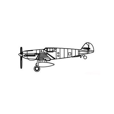 TRU06279 MESSERSCHMITT BF 109T 1/350