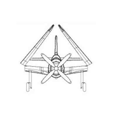 TRU06407 SB2C HELLDIVER (PRE-PAINTED) 1/350