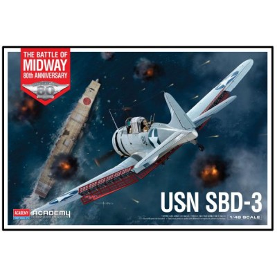 ACA12345 USN SBD-3 "BATTLE OF MIDWAY" 1/48