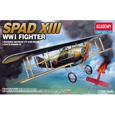 ACA12446 SPAD XIII WWI FIGHTER 1/72