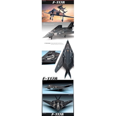 ACA12475 F-117A STEALTH FIGHTER/BOMB 1/72
