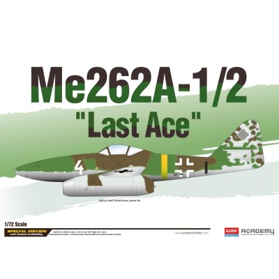 ACA12542 ME262A-1/2 "LAST ACE" LE 1/72